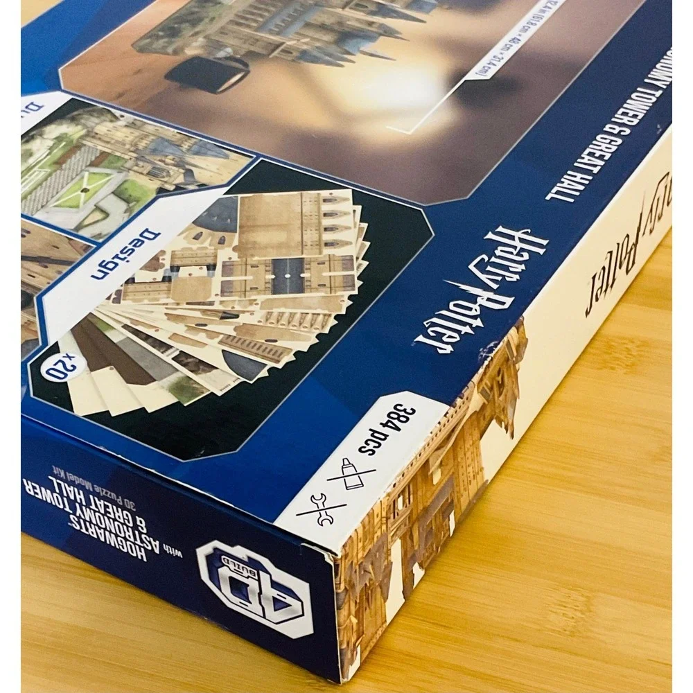 Harry Potter 4D build Hogwarts astronomy‎ tower great hall puzzle 384 pc display